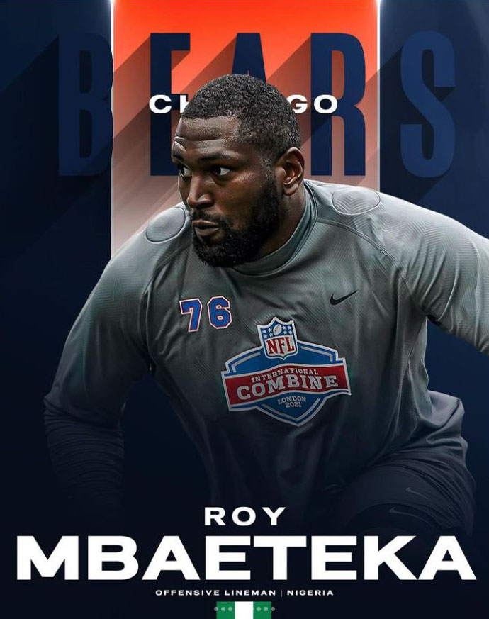 Roy Mbaeteka's incredible journey from Nigeria to Giants' roster